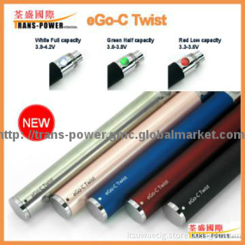 2013 High quality e-cig ego twist battery variable voltage wholesale